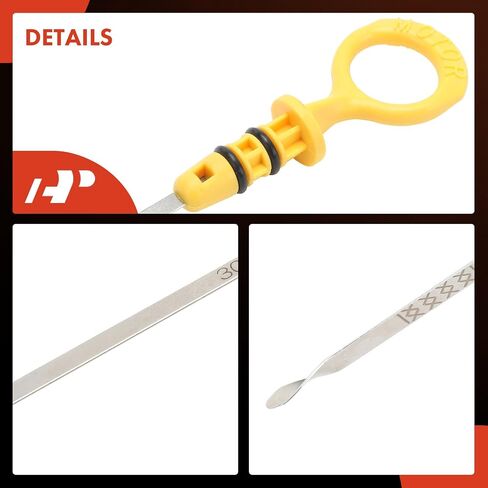 A-Premium 2.4L 2.5L 5 Cyl Engine Oil Dipstick Compatible with Volvo Models - 2004-2013 - C70, C30, S40, V50, Engine Oil Measuring Rod Dip Stick in Saudi Arabia