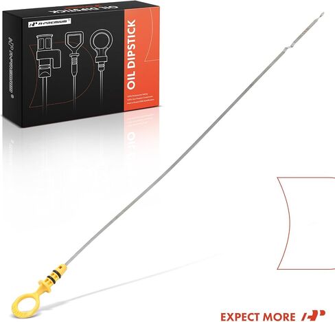 A-Premium 2.4L 2.5L 5 Cyl Engine Oil Dipstick Compatible with Volvo Models - 2004-2013 - C70, C30, S40, V50, Engine Oil Measuring Rod Dip Stick in Saudi Arabia