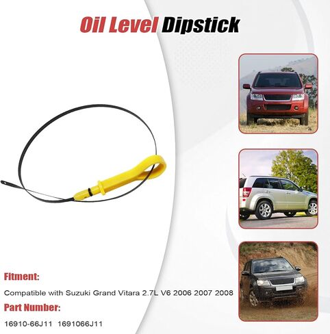 NLQR Oil Level Dipstick, Compatible with Suzuki Grand Vitara 2.7L V6 2006-2008, Replace 1691066J11 16910-66J11 Engine Oil Dipstick in Saudi Arabia