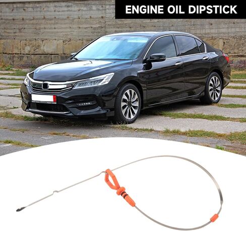 عصا قياس مستوى زيت المحرك - متوافقة مع Acura TLX 2.4L L4 - Gas 2015-2018، 2020-2022 [قاعدة] لهوندا CR-V 2.4L L4 - Gas 2015-2016 - استبدال الجزء 156505A2A04 in Saudi Arabia
