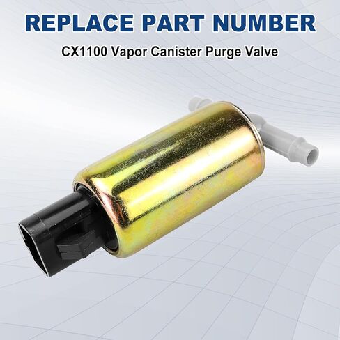 CX1100 Vapor Canister Purge Solenoid - Compatible with 1990-1996 Ford E-150, F150, F-250, Taurus; 1990-1994 Lincoln Continental; 1990-1995 Mercury Sable, Topaz & Other Select Series in Saudi Arabia