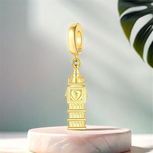 Travel Holiday 925 Sterling Silver Charms for Bracelets and Necklace Dangle Pendants Airplane Passport Globe Slippers Bead Jewelry Present for Women Family Friends in Saudi Arabia