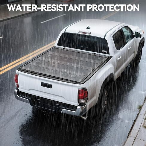 YITAMOTOR Low-Profile Hard Quad-Fold Truck Bed Tonneau Cover Compatible with Ford F-150 F150 2015-2025 with 5.5 ft Bed in Saudi Arabia