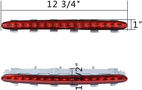 Third Brake Lamp 3rd Stop Tail Light Compatible with Mercedes Benz 2003-2009 W209 C209 CLK in Saudi Arabia