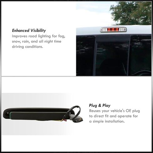 موزعي AJP LED 3RD شريط ضوء إيقاف الفرامل الخلفي متوافق/استبدال لـ Ranger F250 F350 F450 Super Duty 1999 2000 2001 2002 2003 2004 2005 2006 2007 2008 2009 2010 2011 2012 2013 2014 2015 2016 in Kuwait