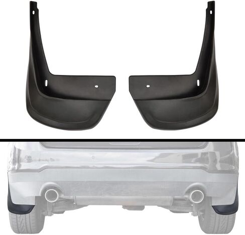 BDK Car Mud Flaps Splash Guard Fenders للإطارات الأمامية أو الخلفية مع الأجهزة - سهلة التركيب / ملاءمة عالمية (GD-060) in Saudi Arabia