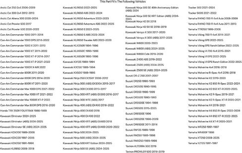 TUSK طقم دبوس الفرامل الخلفية لكاواساكي KLR650 2008-2018,2022-2024 in Saudi Arabia