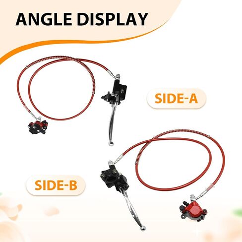 Mini Bike Hydraulic Brake Kit 7/8'' Throttle Assembly, Replacement for Baja Blitz Mini Bike Doodlebug Mini Bike 97cc 79cc 2.8HP in Saudi Arabia