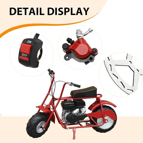 Mini Bike Hydraulic Brake Kit 7/8'' Throttle Assembly, Replacement for Baja Blitz Mini Bike Doodlebug Mini Bike 97cc 79cc 2.8HP in Saudi Arabia