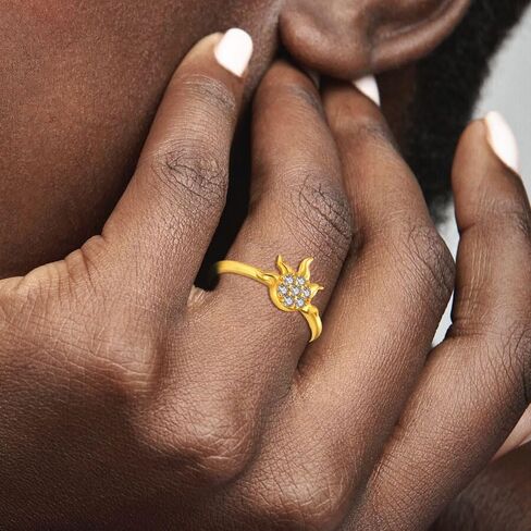 925 Sterling Silver Sun and Moon Ring Set Stackable Rings for Women Sparkling Gold and Silver Rings CelestialJewelry Anillos Para Mujer Matching Rings as Friendship Rings BBF Gifts for Bestie Mother Daughter in Kuwait