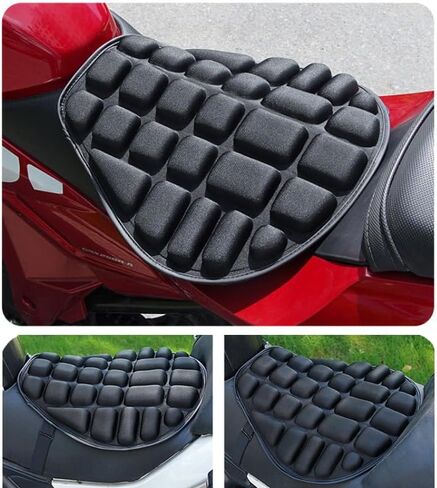 Motorcycle Seat Cushion for Honda Goldwing 1800 F6B GL1800, Comfort Motorcycle Seat - Foam Gel & Ventilated Design Breathable Anti-Slip Seat Pad Protector - for Long Rides in Saudi Arabia