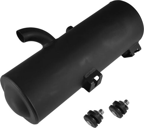 Caltric Black Weld Exhaust Muffler Silencer Compatible with Polaris Sportsman 700 4X4 2002-2007 in Saudi Arabia