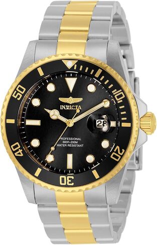 Invicta Pro Diver Quartz Black Dial Two-Tone Men's Watch 33269 in Saudi Arabia
