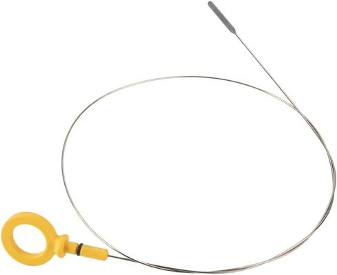 Engine Oil Dipstick - Compatible for F-250 Super Duty 6.4L V8 - Diesel 2008-2010 | Stainless Steel & Yellow ABS Handle | Replaces 8C3Z-6750-A in Saudi Arabia