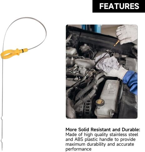 Engine Oil Dipstick Oil Level Dipstick - Compatible for Ford Police Interceptor Sedan 3.5L V6 - Flex, 3.5L V6 - Gas 2015-2016 [Base] - Replace Part DG1Z-6750-AB in Saudi Arabia