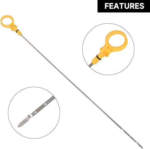 Engine Oil Dipstick Oil Level Dipstick - Compatible for Ford Police Interceptor Sedan 3.5L V6 - Flex, 3.5L V6 - Gas 2015-2016 [Base] - Replace Part DG1Z-6750-AB in Saudi Arabia