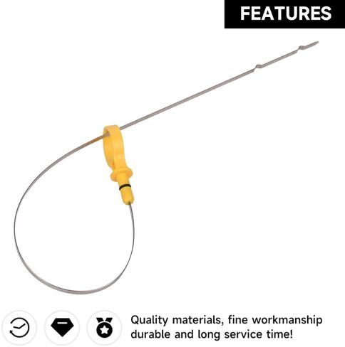 Engine Oil Dipstick Oil Level Dipstick - Compatible for Ford Police Interceptor Sedan 3.5L V6 - Flex, 3.5L V6 - Gas 2015-2016 [Base] - Replace Part DG1Z-6750-AB in Saudi Arabia