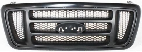 For Ford F-150 2004-2008 Grille Horizontal Bar Honeycomb Insert Painted Black | Replacement For FO1200414 | 4L3Z8200BAPTM in Saudi Arabia