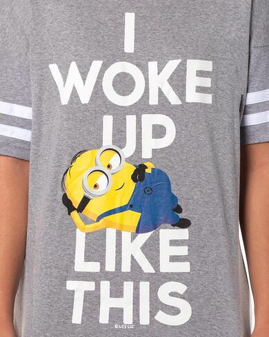 فستان بيجامة نسائي من Despicable Me Minions I Wake Up Like This Nightgown للبالغين in Saudi Arabia