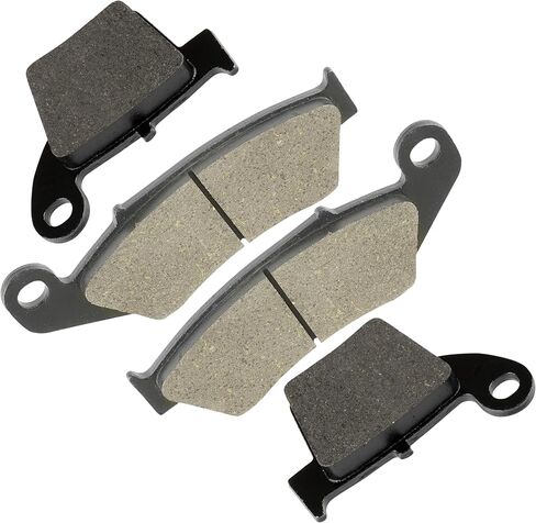 Caltric Front Rear Brake Pads Compatible with Honda Crf250 Crf 250 Crf250R Crf 250R 2004-2024 Front Rear Pads in Saudi Arabia