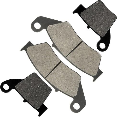 Caltric Front Rear Brake Pads Compatible with Honda Crf250 Crf 250 Crf250R Crf 250R 2004-2024 Front Rear Pads in Saudi Arabia