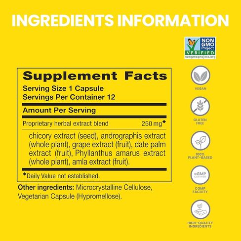 Himalaya PartySmart, One Capsule for a Better Morning, Plant-Based Liver Support for a Better Morning After Drinking, Clinically Studied, Non-GMO Project Verified, 28 Capsule Larger Size in Kuwait