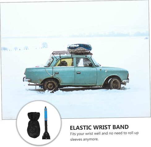 Toyvian Frostwipe Ice Scraper for Car Windshield SUV Snow Brush Snow Shovel Brush Vehicle Compatible in Saudi Arabia