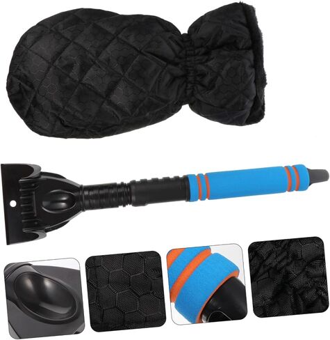 Toyvian Frostwipe Ice Scraper for Car Windshield SUV Snow Brush Snow Shovel Brush Vehicle Compatible in Saudi Arabia