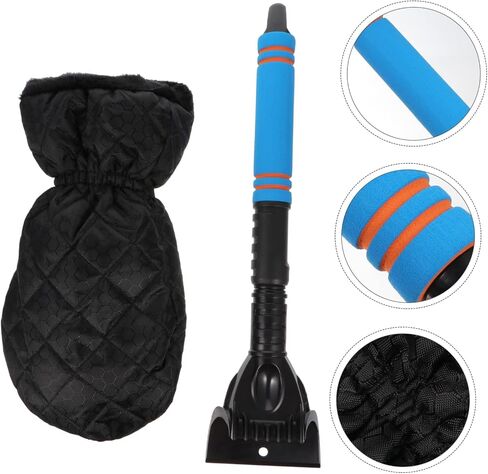 Toyvian Frostwipe Ice Scraper for Car Windshield SUV Snow Brush Snow Shovel Brush Vehicle Compatible in Saudi Arabia