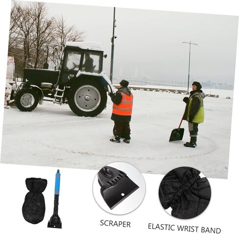 Toyvian Frostwipe Ice Scraper for Car Windshield SUV Snow Brush Snow Shovel Brush Vehicle Compatible in Saudi Arabia