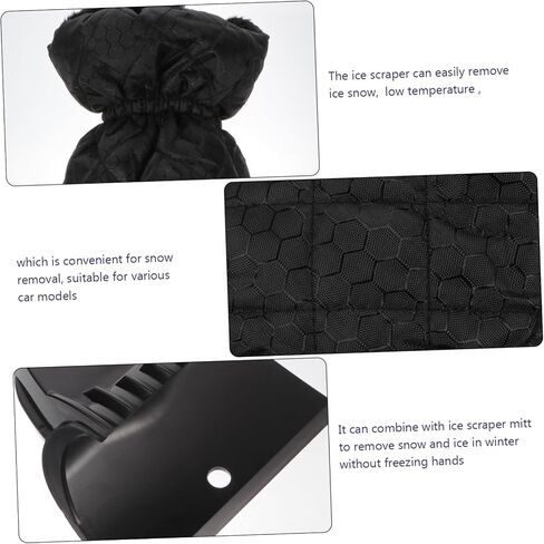 Toyvian Frostwipe Ice Scraper for Car Windshield SUV Snow Brush Snow Shovel Brush Vehicle Compatible in Saudi Arabia