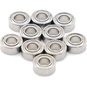 10PCS Miniature Bearings ABEC-7 MR74ZZ 4x7x2.5 mm Metal Sealed Mini Ball Bearing for Model Cars Transmission Parts in Saudi Arabia