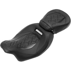 C.C. RIDER Gel 2 Up Rider Driver&Passenger Seat Fit for Harley CVO Touring Street Glide Road King Glide Electra Glide 2009-2023 in Saudi Arabia