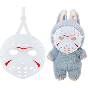 Halloween Mask Doll Clothing Accessories For 17cm Monstes Doll Dress Up Ghost Mask, No Dolls in Kuwait