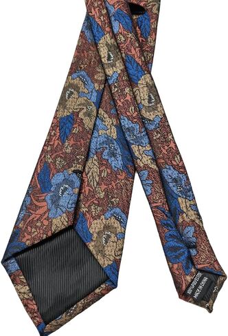 Wintrade 3.15in/8cm Mens Tie, Jacquard Floral Formal Polyester Classic Check Necktie for Business Wedding in Saudi Arabia