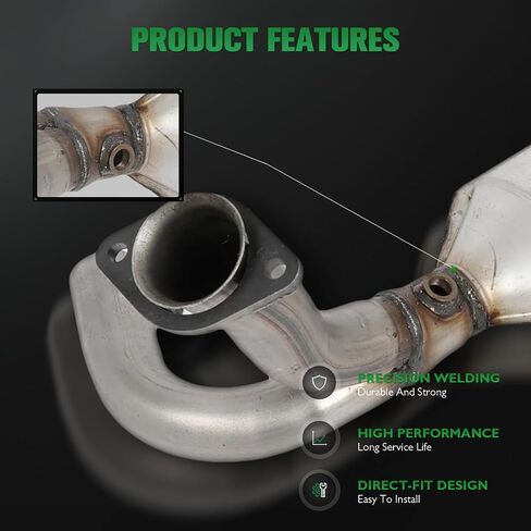 SCITOO 645769 Front Catalytic Converter Fit For Dodge For Ram 1500 2002-2003,4.7L,EPA Compliant in Saudi Arabia
