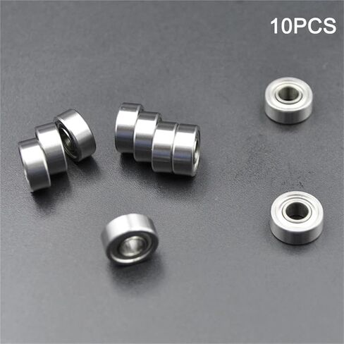 10pcs MR104 ZZ 4 * 10 * 4mm High Speed 1040 Bearing Inner Diameter 4mm Miniature Ball Bearings in Saudi Arabia