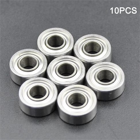 10pcs MR104 ZZ 4 * 10 * 4mm High Speed 1040 Bearing Inner Diameter 4mm Miniature Ball Bearings in Saudi Arabia