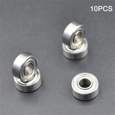 10pcs MR104 ZZ 4 * 10 * 4mm High Speed 1040 Bearing Inner Diameter 4mm Miniature Ball Bearings in Saudi Arabia