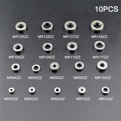10pcs MR126 ZZ 6 * 12 * 4mm High Speed 1260 Miniature Bearing MR126 2Z Inner Diameter 6mm Ball Bearings in Saudi Arabia