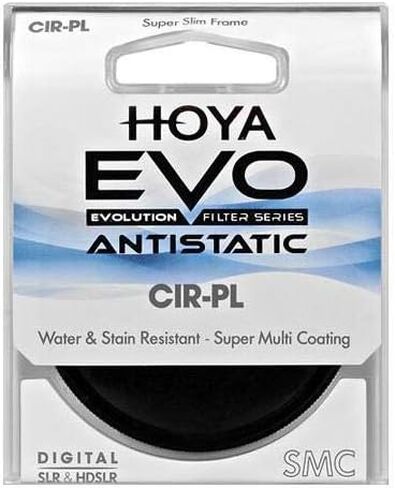Hoya EVO ANTISTATIC 86mm Circular Polarizer - 18-layer (SHMC) Multi-Coating in Kuwait