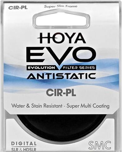 Hoya EVO ANTISTATIC 86mm Circular Polarizer - 18-layer (SHMC) Multi-Coating in Kuwait