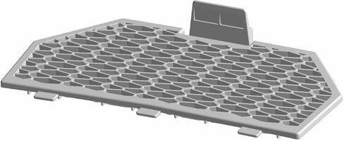 Polaris ATV Radiator Screen, Gloss Black, Genuine OEM Part 5453258-070, Qty 1 in Saudi Arabia