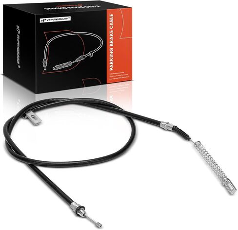 A-Premium Rear Driver Side Parking Brake Cable Assembly Compatible with Chevrolet & GMC Models: Silverado 3500, Sierra 3500, 2001 2002 2003 2004 2005, Replace# 15762656 in Saudi Arabia