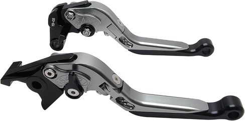 Brake Clutch Lever Set Replacement for Honda CBR650R CBR650F CB650F CB650R 2014-2023 / NC700 NC750 S/X 2016-2020 Adjustable Folding Extendable Aluminum Motorcycle Handlebar Levers(Titanium) in Saudi Arabia