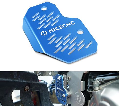 NICECNC Rear Brake Master Cylinder Guard Cover Compatible with Yamaha Raptor 700 YFM700 2013 2015 2016 2017 2018-2024, Raptor 700 YFM700R 2006 2007 2008 2014, YFZ450R 2009-2024 See Fitments Blue in Saudi Arabia
