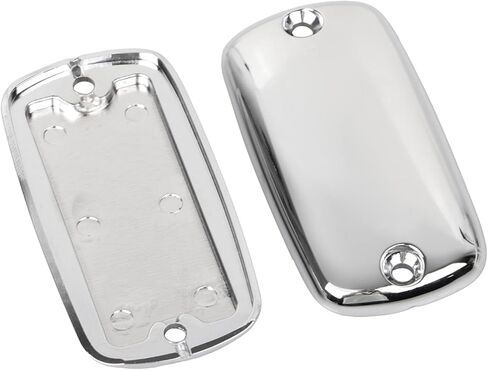 Left Right Master Cylinder Lids Cover For Honda Goldwing 1500 and 1500 Valkyrie F6B model 1988-2004 1997 1998 1999 2000 2001 2002 2003, Chrome in Saudi Arabia