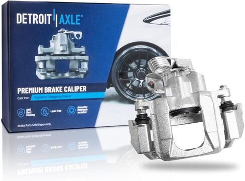 Detroit Axle - Rear Left Brake Caliper for 2009 2010 2011 Lincoln MKS 2009 Ford Flex Disc Brake Caliper w/Bracket Replacement Driver Side Assembly in Saudi Arabia