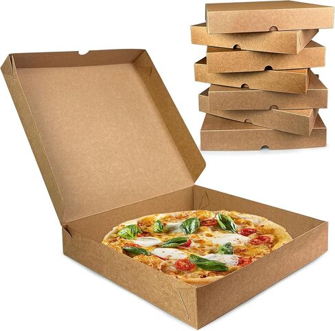MUMULULU 8PCS Pizza Boxes 12x12x1.9 Inch White Pizza Box For Homemade Pizzas and Crafts in Saudi Arabia