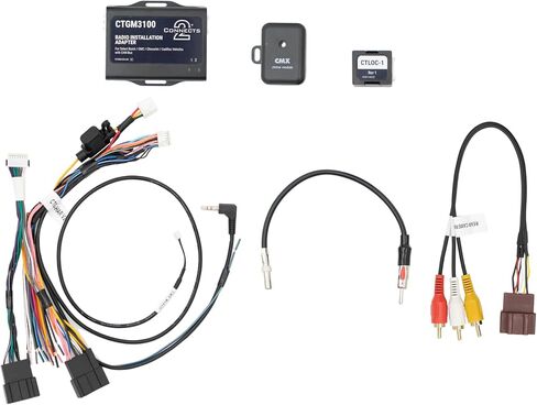 Connects2 CTGM3100 وحدة واجهة استبدال الراديو SWC التحكم في عجلة القيادة، الاحتفاظ بتحديد 2004-2016 GM LAN 29 بت المركبات سيلفرادو سييرا (يتضمن محول الهوائي) in Saudi Arabia
